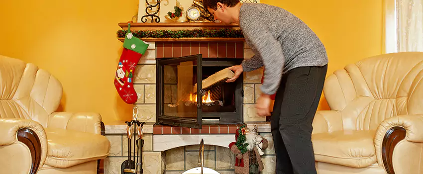 Gas to Wood-Burning Fireplace Conversion Services in Holly Springs, North Carolina