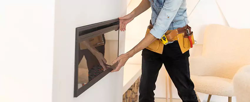 Metal Fireplace Installation in Holly Springs, North Carolina