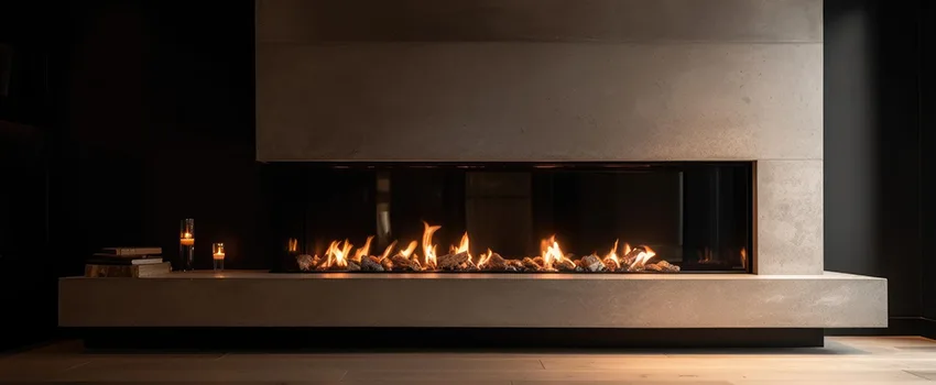 Gas Fireplace Ember Bed Design Services in Holly Springs, North Carolina