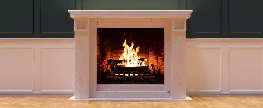 Open Flame Wood-Burning Fireplace Installation Services in Holly Springs, North Carolina
