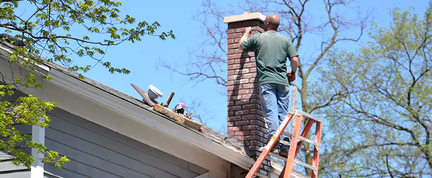 Vinyl and PVC Chimney Flashing Installation in Holly Springs, NC