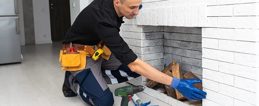 Fireplace Damaged Damper Frame Repair Services in Holly Springs, North Carolina