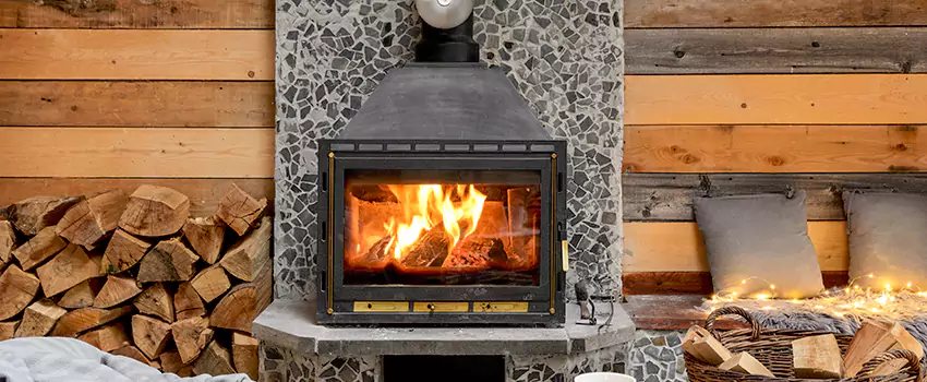 Outdoor Morso Fireplace Broken Screen Replacement in Holly Springs, NC